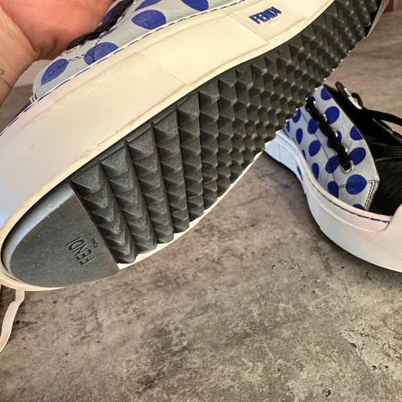 Fendi Authentic Leather Sneakers - Picture 10 of 11